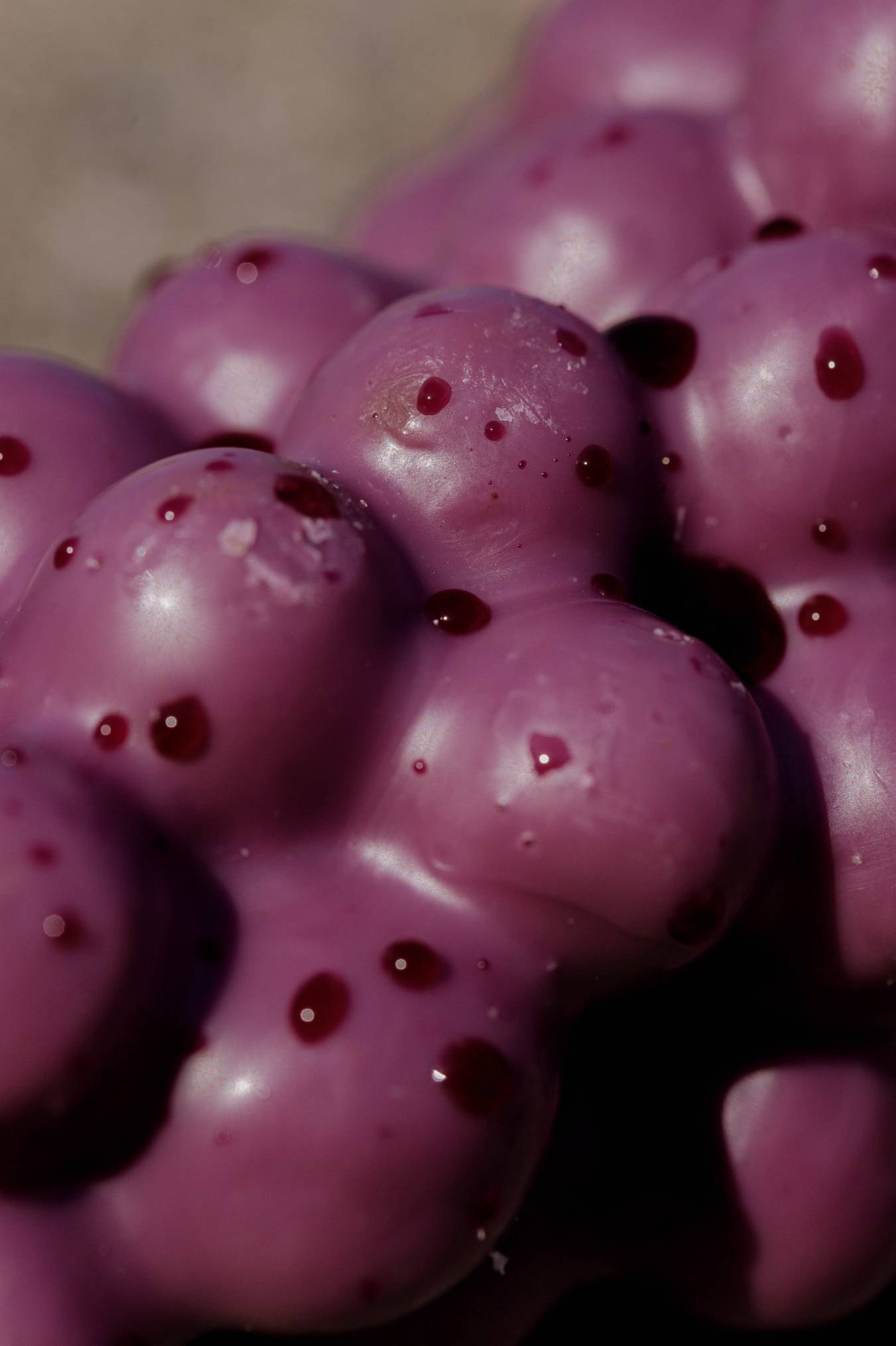 Vela Escultural: Uva