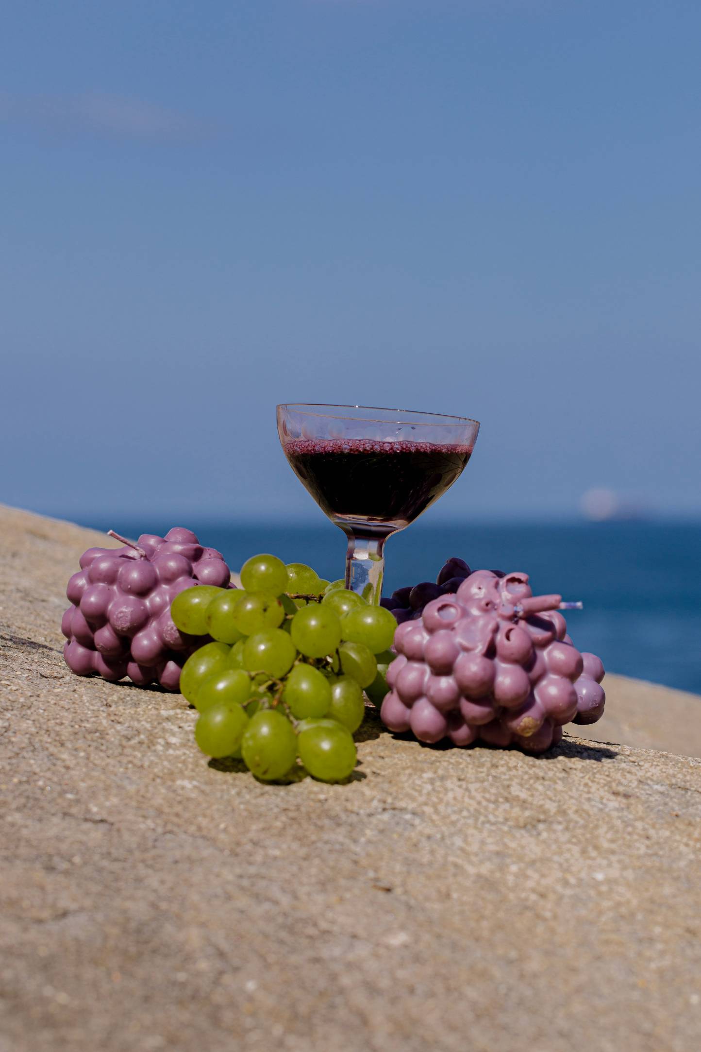 Vela Escultural: Uva